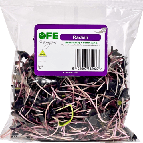 OFE Microgreens Radish Salad