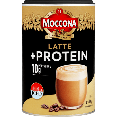 Moccona Latte + Protein Instant Coffee Mix