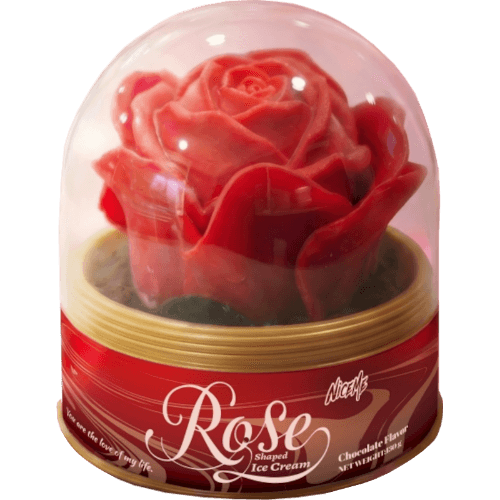Niceme Rose Shaped Chocolate Flavoured Ice Cream