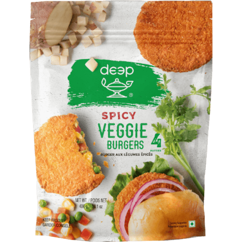 DEEP Spicy Veggie Burger Patties