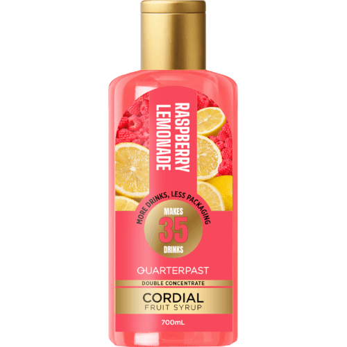 Quarterpast Raspberry Lemonade Drink Concentrate