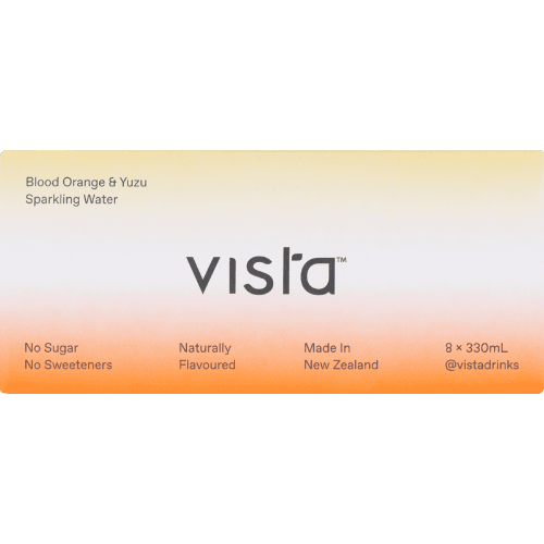 Vista Blood Orange & Yuzu Sparkling Water