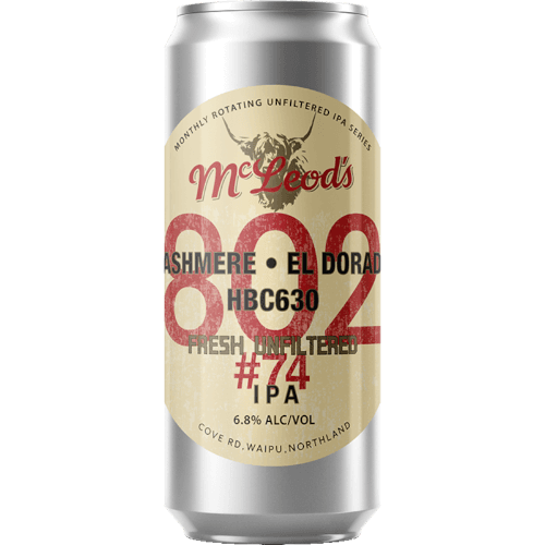 McLeod's 802 Series #74 Fresh Unfiltered IPA