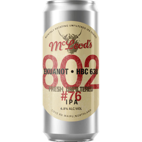 McLeod's 802 Series #76 Fresh Unfiltered IPA