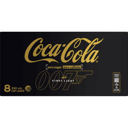 Coca-Cola Zero Zero Sugar Zero Caffeine Soft Drink Cans