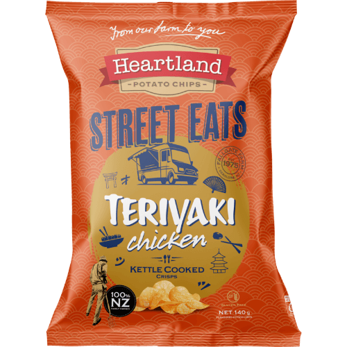 Heartland Street Eats Kettle Cooked Teriyaki Chicken Potato Chips