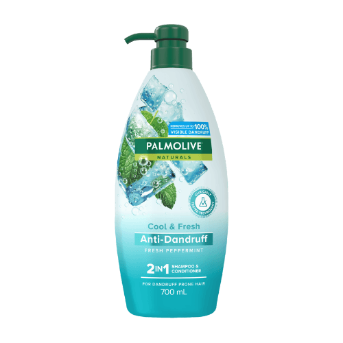 Palmolive Cool & Fresh Anti-Dandruff Fresh Peppermint 2in1 Shampoo & Conditioner