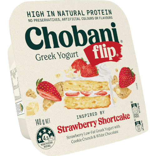 Chobani Strawberry Shortcake Inspired Greek Yoghurt Flip