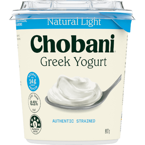 Chobani Greek Natural Light Authentic Strained Yoghurt