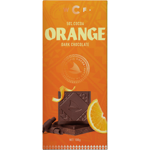 Wellington Chocolate Factory Orange Dark Chocolate Block