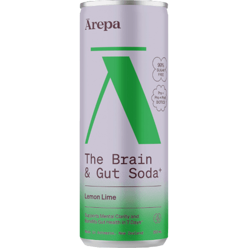 Arepa The Brain X Gut Lemon Lime Soda