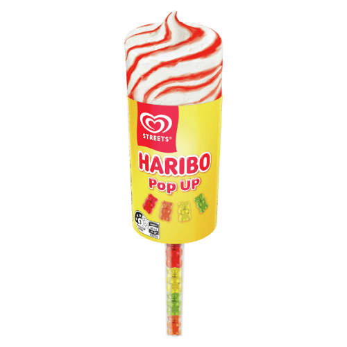 Streets Haribo Strawberry Vanilla Pop Up Frozen Dessert