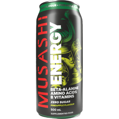 Musashi Zero Sugar Pineapple Flavour Energy Drink