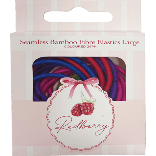 Korbond Redberry Seamless Bamboo Elastic Large Coloured Hair Accessories