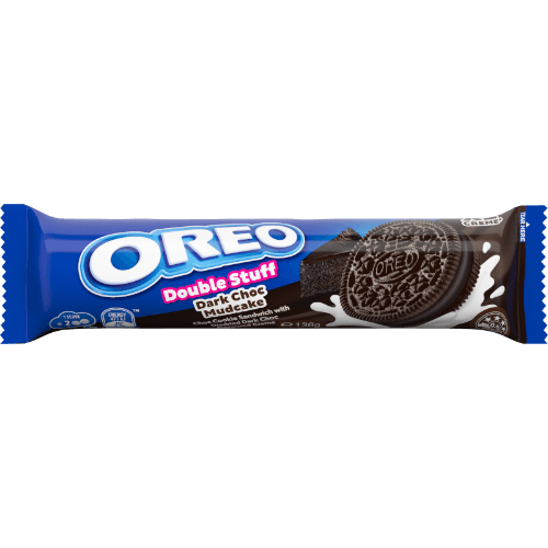 Oreo Dark Choc Mudcake Double Stuff Biscuits