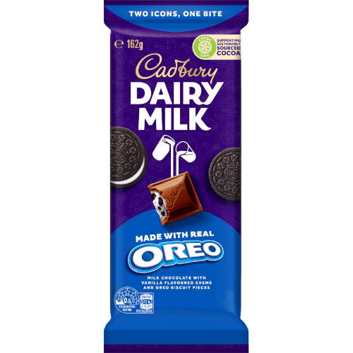 Cadbury Oreo Vanilla Chocolate Block