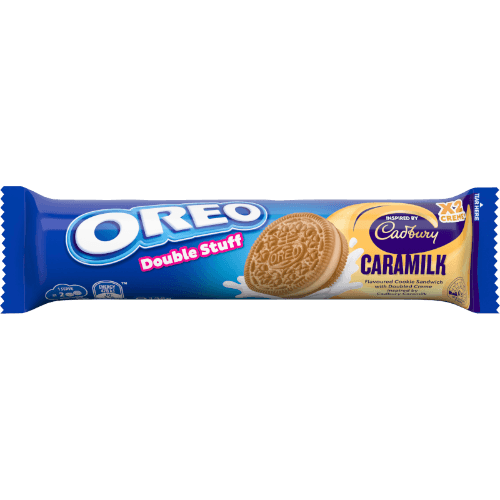 Oreo Caramilk Double Stuff Biscuits