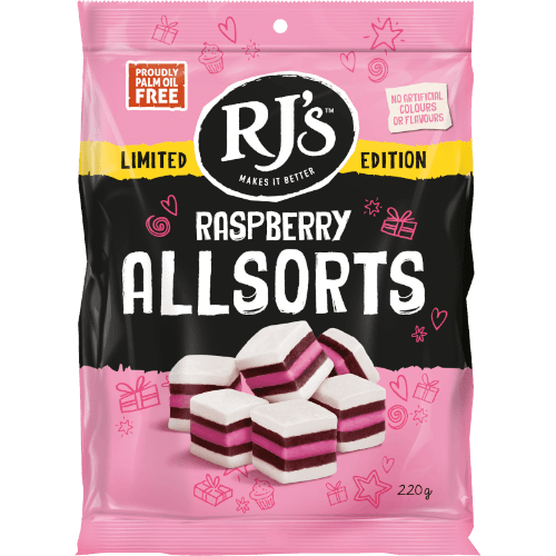 RJ's Raspberry Licorice Allsorts