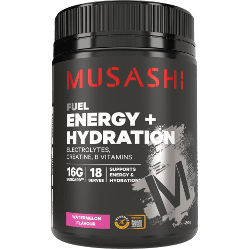 Musashi Watermelon Flavour Energy + Hydration Electrolytes
