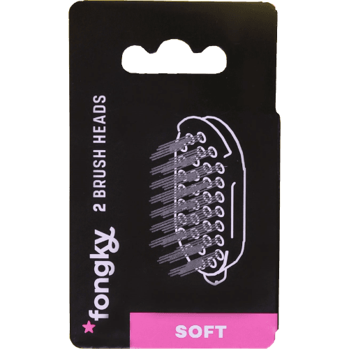 Fongky Soft Bristles Brush Heads Refill