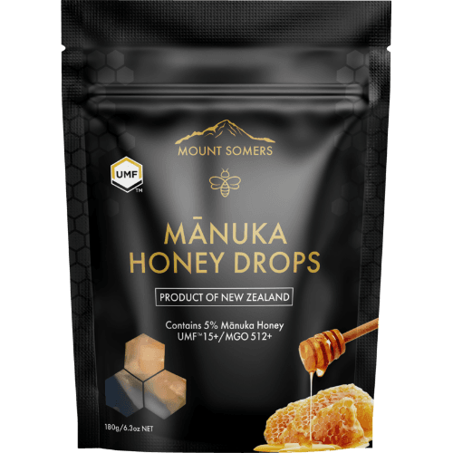 Mount Somers UFM 15+/ MGO 512+ Manuka Honey Drops
