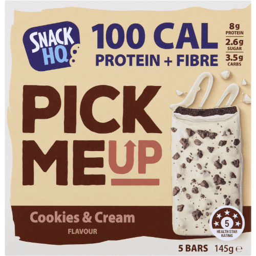 Snack HQ Pick Me Up Cookies & Cream Flavour Snack Bars