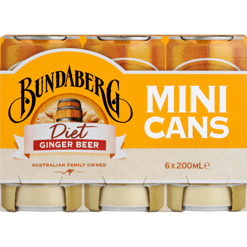 Bundaberg Diet Ginger Beer Cans