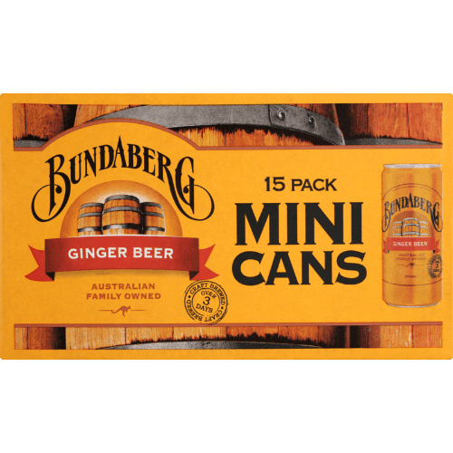 Bundaberg Ginger Beer Cans