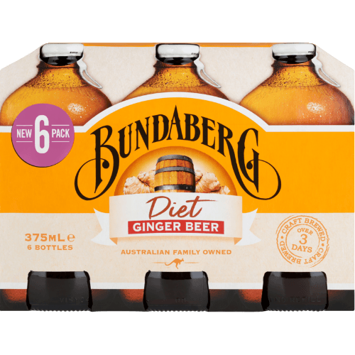 Bundaberg Diet Ginger Beer Bottle