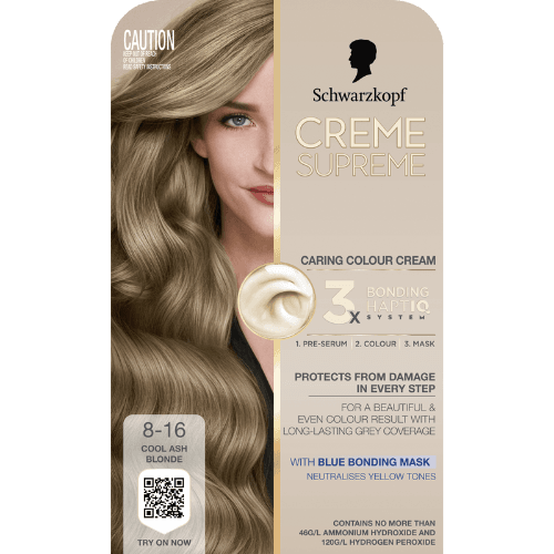 Schwarzkopf Creme Supreme Cool Ash Blonde 8-16 Hair Colour