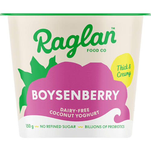Raglan Coconut Yoghurt Boysenberry Dairy Free Coconut Yoghurt