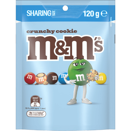 M&M's Crunch Cookie Chocolate Pouch