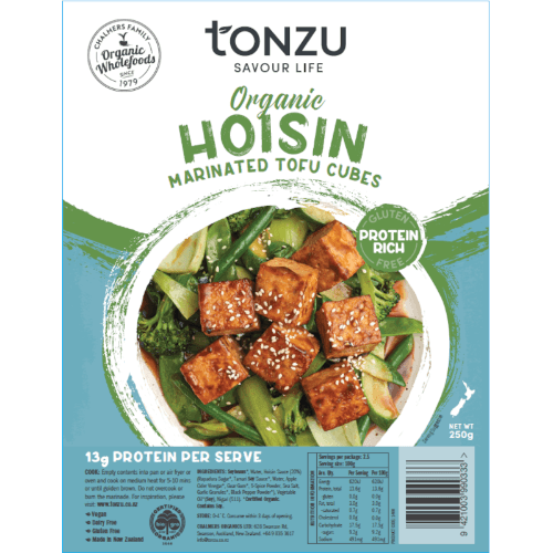 Tonzu Organic Hoisin Marinated Tofu Cubes