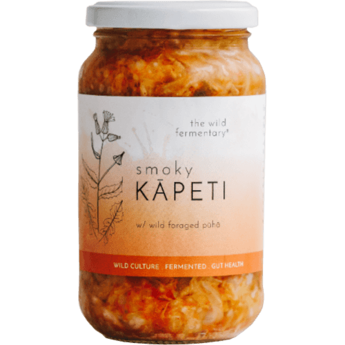 The Wild Fermentary Smoky Kapeti Pickles with Wild Foraged Puha
