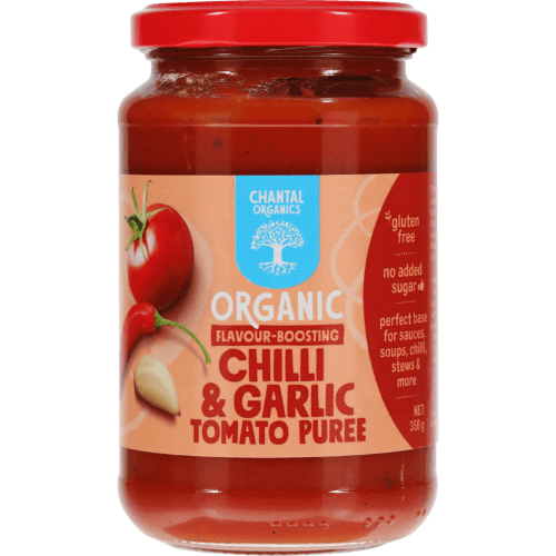 Chantal Organics Flavour Boosting Chilli & Garlic Tomato Puree