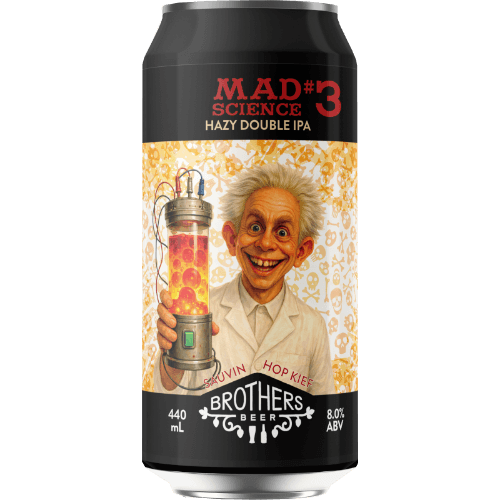 Brothers Beer Mad Scientist #3 Hazy Double IPA