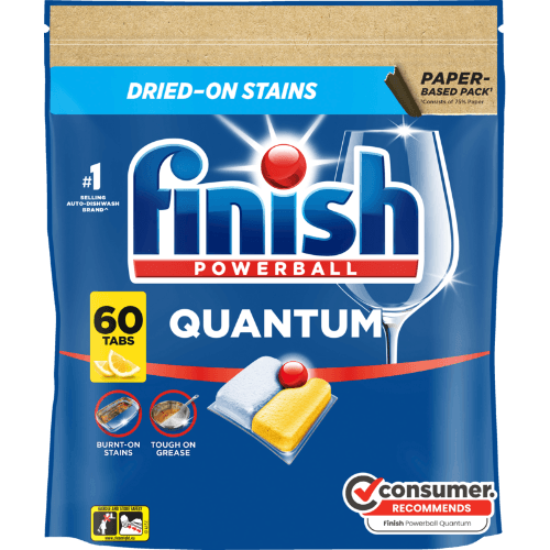 Finish Quantum Lemon Dishwasher Tablets