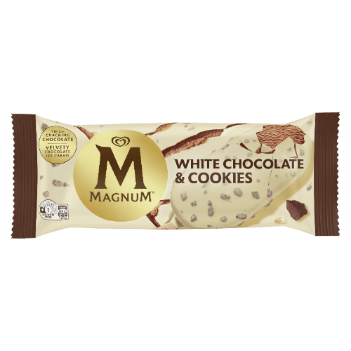 Magnum White Chocolate & Cookies Ice Cream