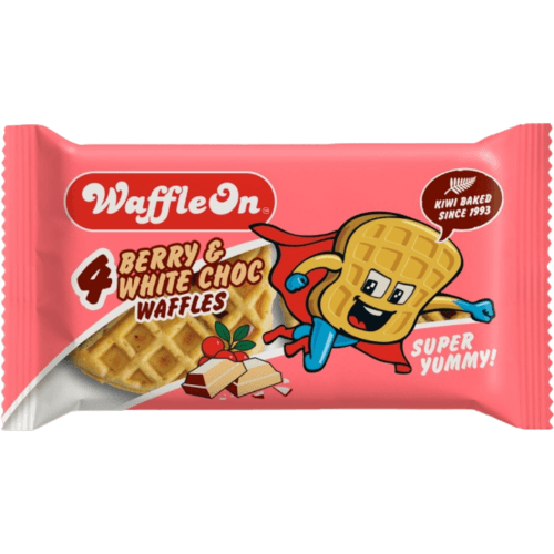 Waffle On Berry & White Choc Waffles