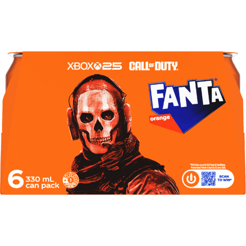 Fanta Orange Soft Drink Cans