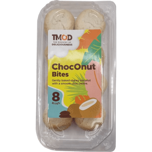 The Ministry of Deliciousness Choc Filled Coconut Bites