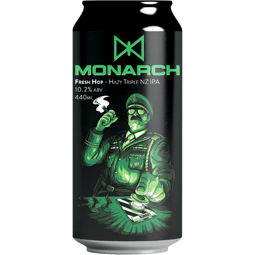 Double Vision Brewing Company Monarch Fresh Hop Hazy Triple NZ IPA