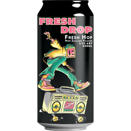 Double Vision Brewing Company Fresh Drop Fresh Hop New Zealand Pilsner
