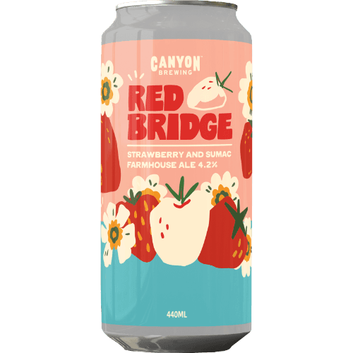 Canyon Brewing Red Bridge Strawberry & Sumac Farmhouse Ale