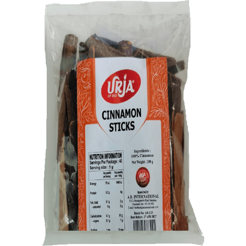 Urja Cinnamon Sticks 200 g
