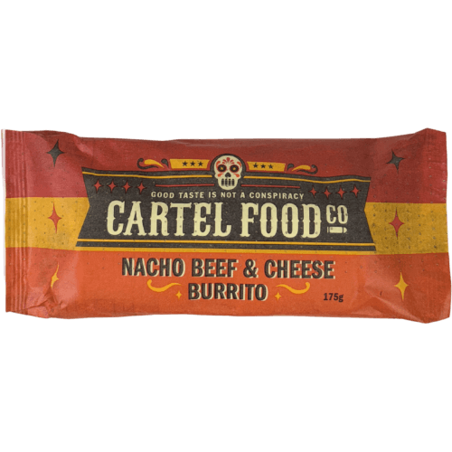 Cartel Food Co Nacho Beef & Cheese Burrito