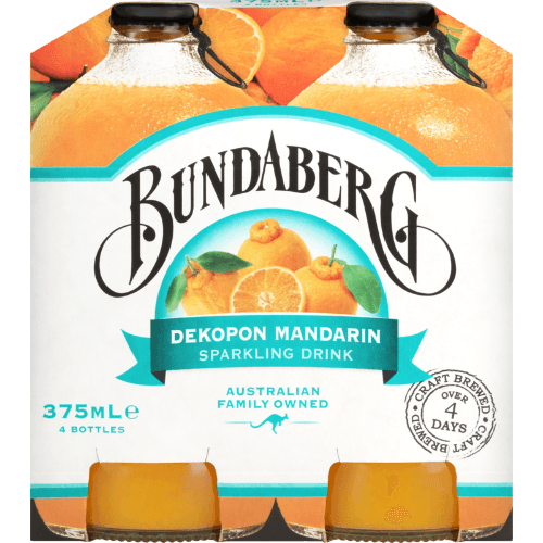 Bundaberg Dekopon Mandarin Sparkling Bottles