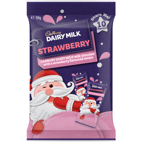 Cadbury Dairy Milk Strawberry Santa Sharepack