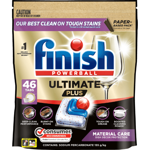 Finish Ultimate Material Care Dishwasher Tablets