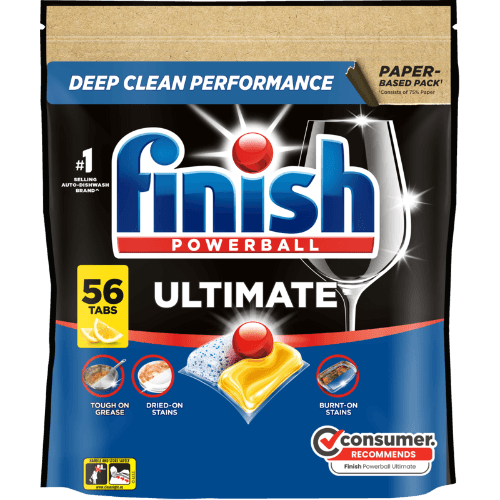 Finish Ultimate All-in-1 Lemon Dishwasher Tablets